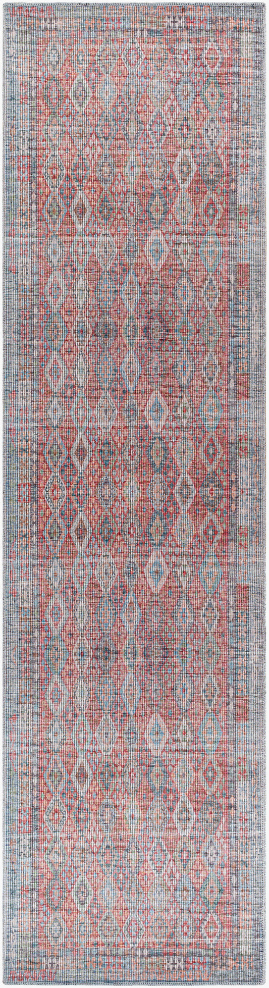 Farrell FRL-2303 10ft Runner Machine Woven Washable Runner Rug