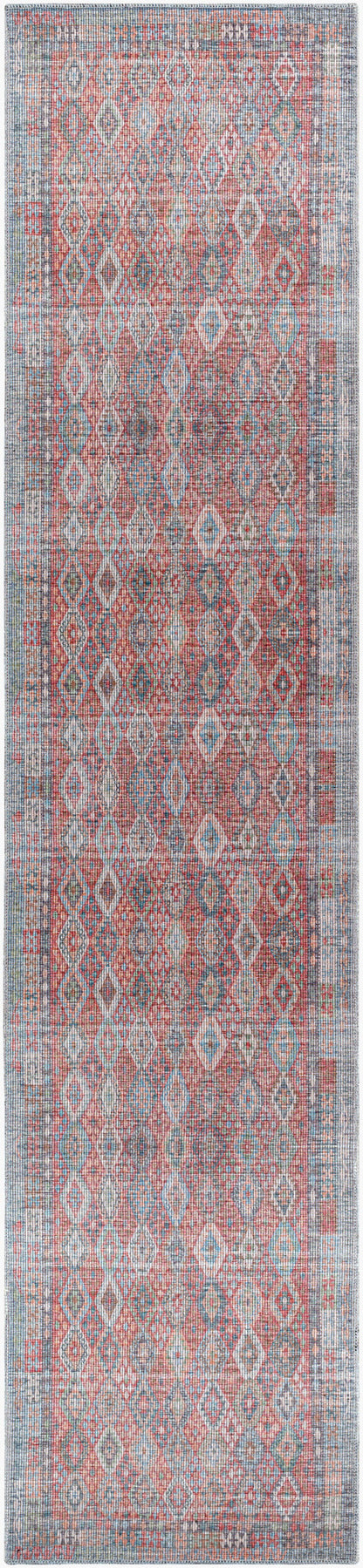 Farrell FRL-2303 12ft Runner Machine Woven Washable Runner Rug