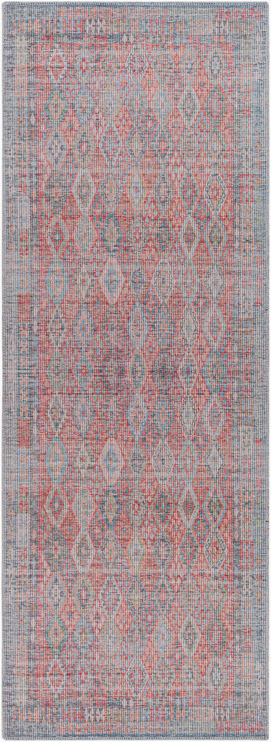 Farrell FRL-2303 7ft Runner Machine Woven Washable Runner Rug