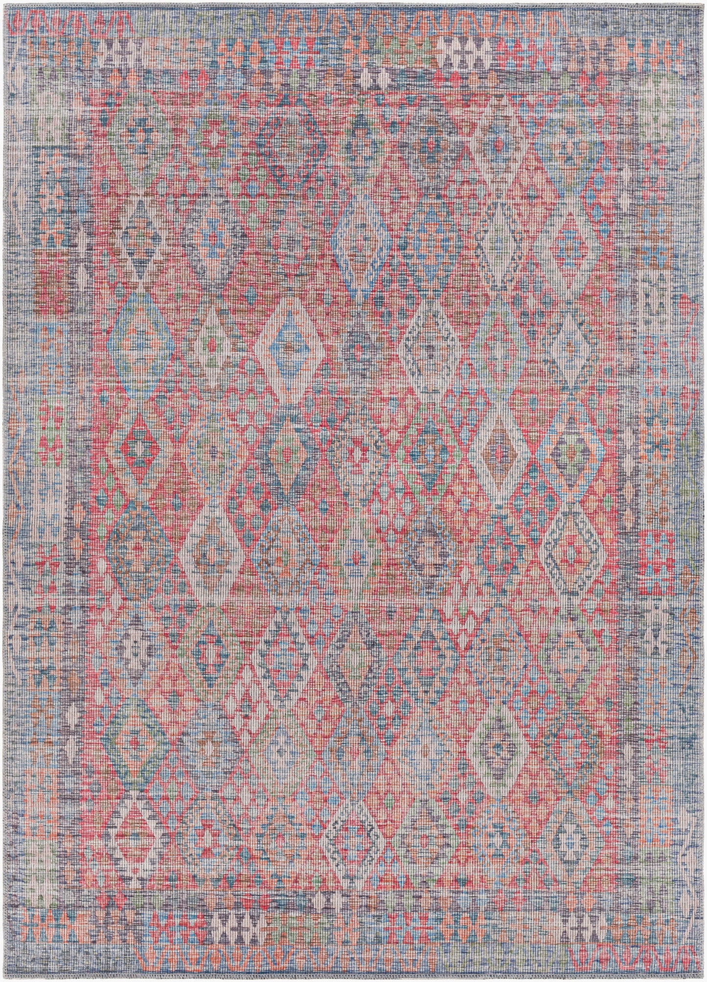Farrell FRL-2303 5' x 7' Machine Woven Washable Area Rug