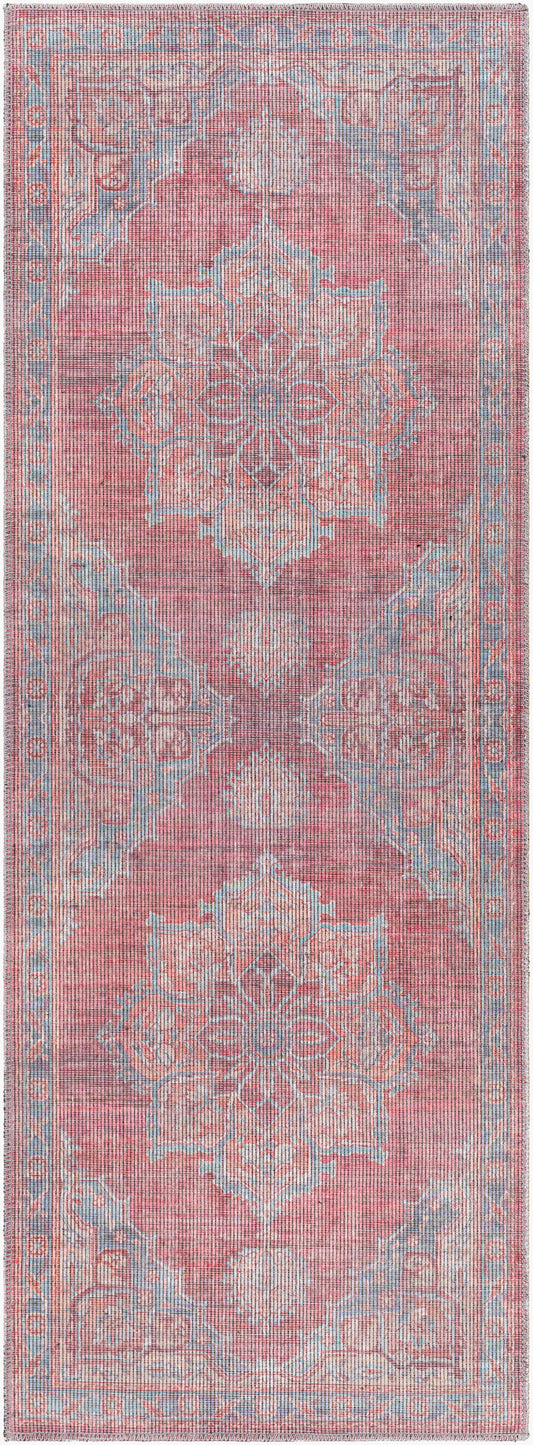 Farrell FRL-2304 12ft Runner Machine Woven Washable Runner Rug