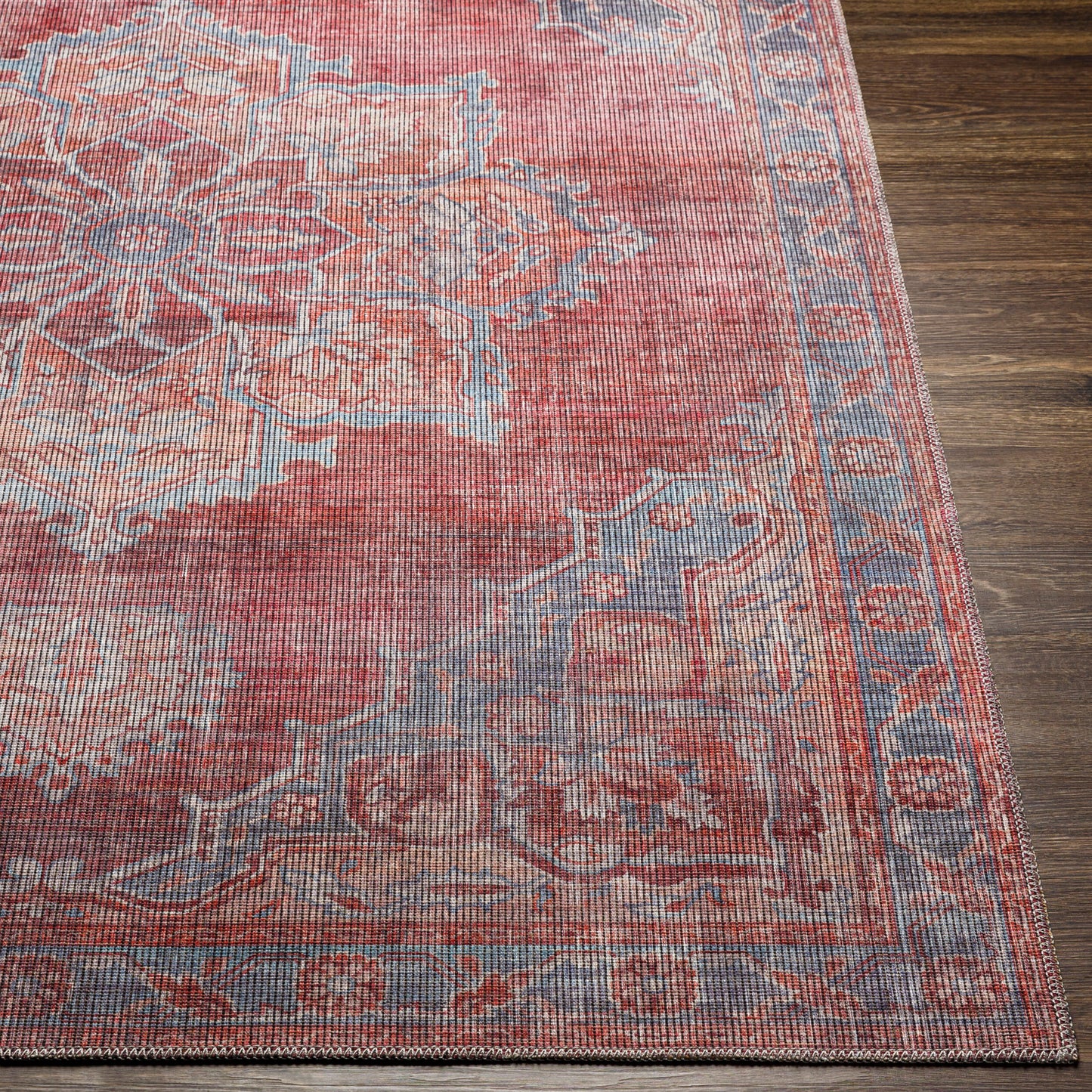 Farrell FRL-2304 7ft Runner Machine Woven Washable Runner Rug
