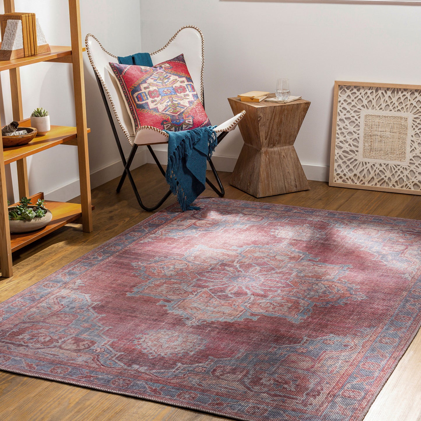 Farrell FRL-2304 6' x 9' Machine Woven Washable Area Rug