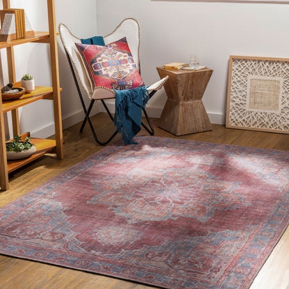 Farrell FRL-2304 5' x 7' Machine Woven Washable Area Rug