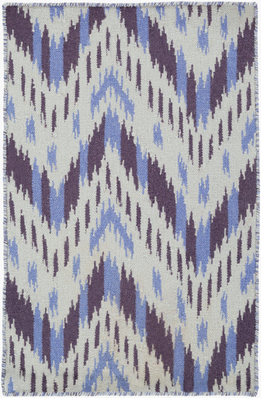 Alfombra de lana hecha a mano Front Porch FRP-1002 de 8' x 11'