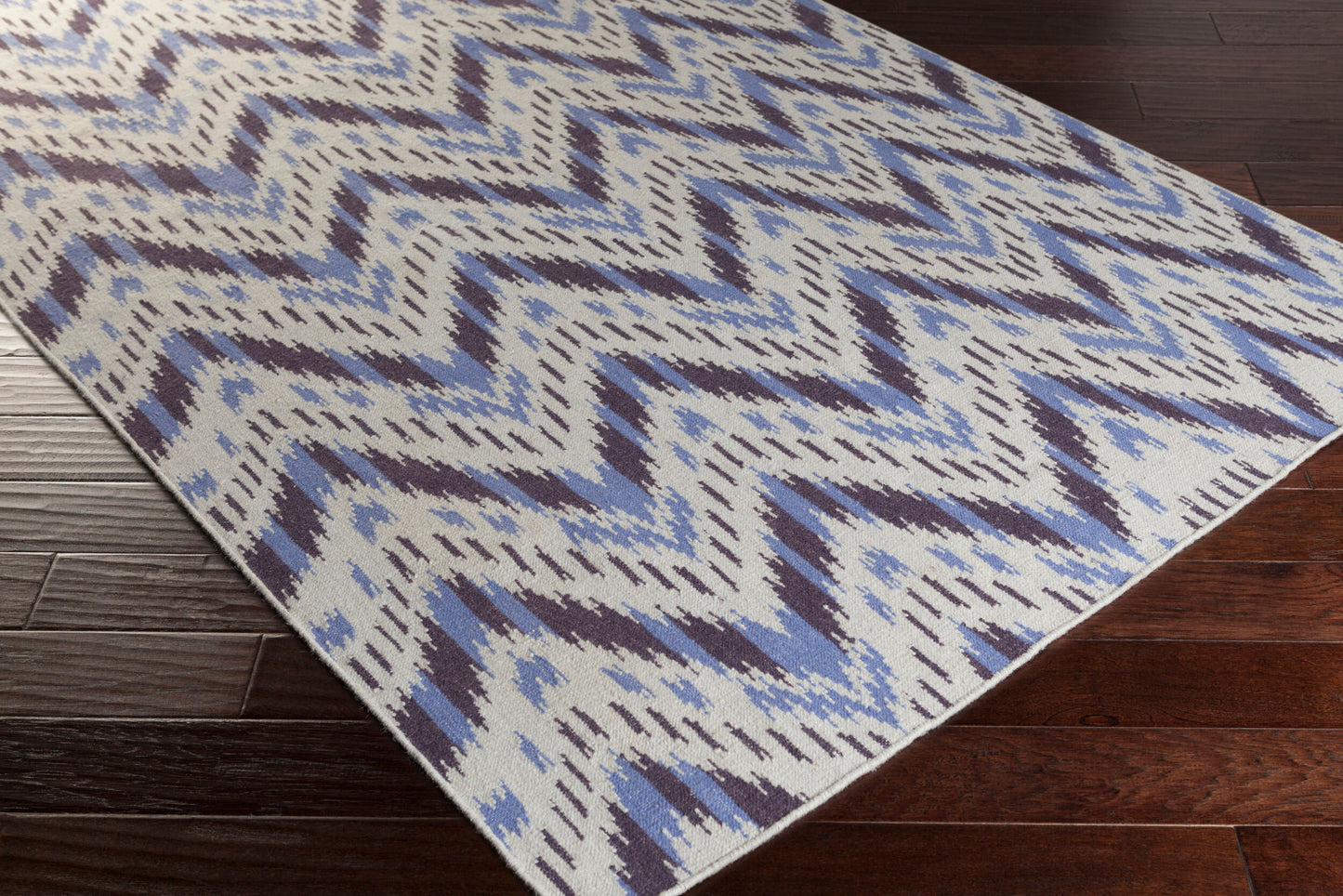 Alfombra decorativa de lana hecha a mano FRP-1002 de 2' x 3' para porche delantero