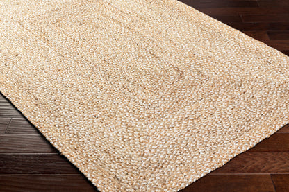 Alfombra de yute hecha a mano Firat FRT-2301 de 1,52 m x 2,13 m