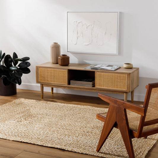 Firat FRT-2301 8ft Runner Handmade Jute Runner Rug