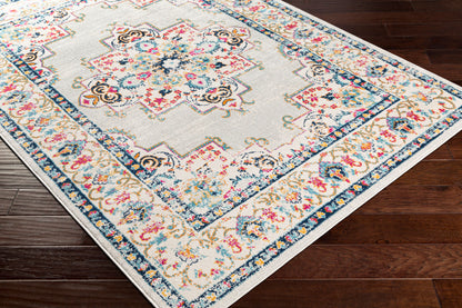 Floransa FSA-2302 5' x 7' Machine Woven Area Rug