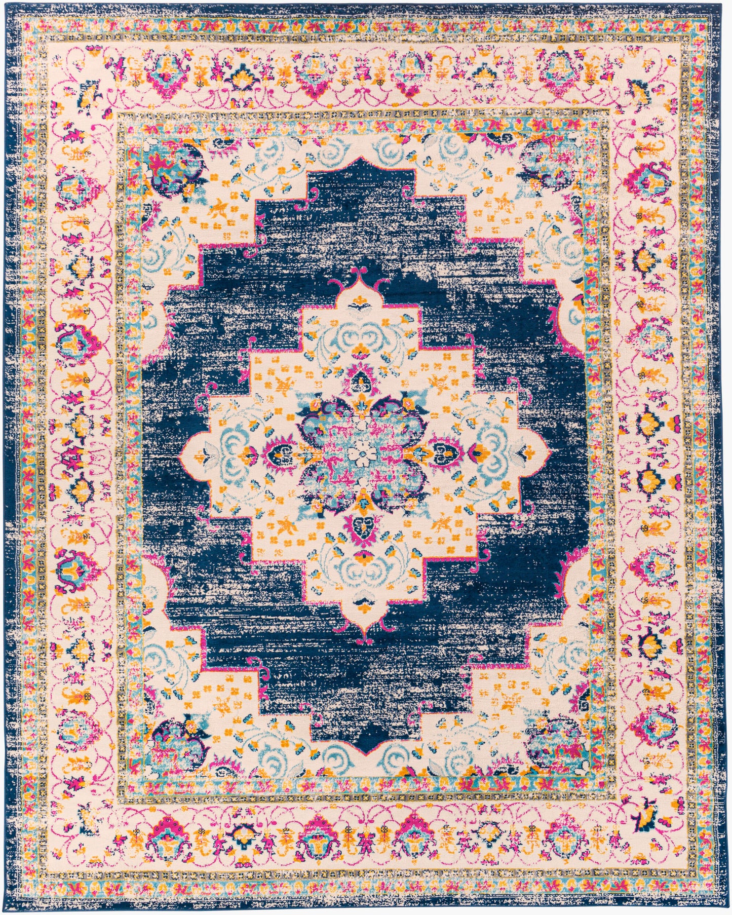 Floransa FSA-2303 9' x 12' Machine Woven Area Rug