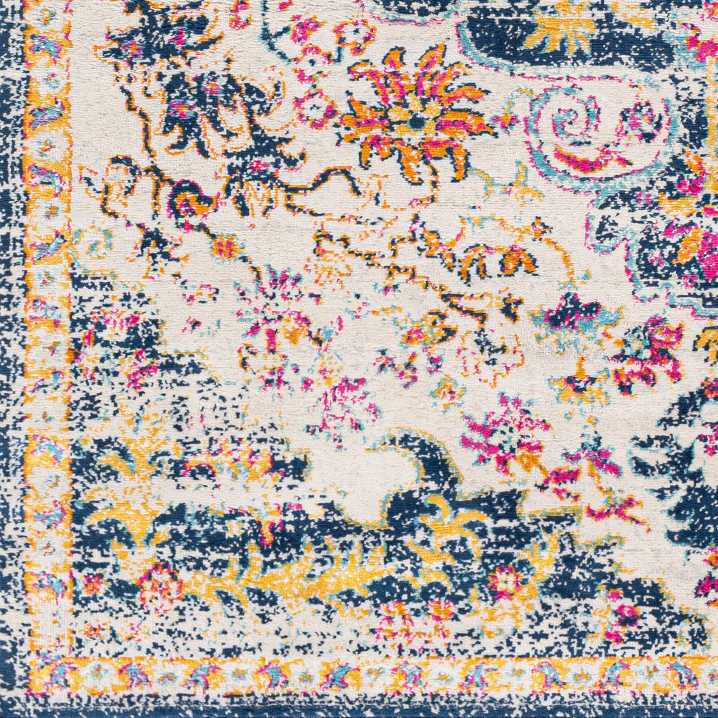 Floransa FSA-2309 5' x 7' Machine Woven Area Rug