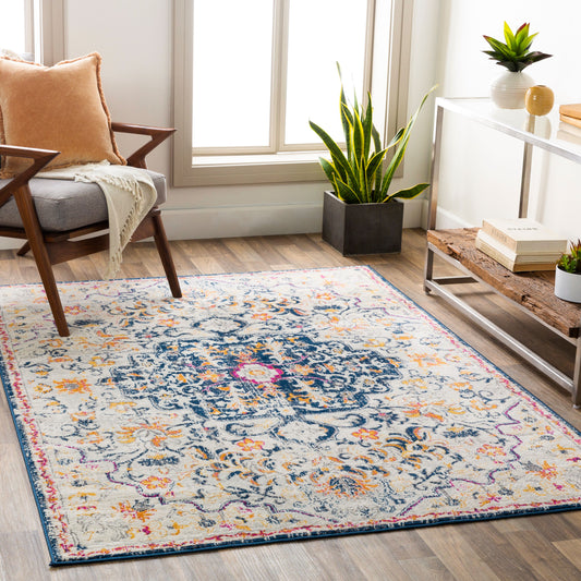 Floransa FSA-2313 6' x 9' Machine Woven Area Rug