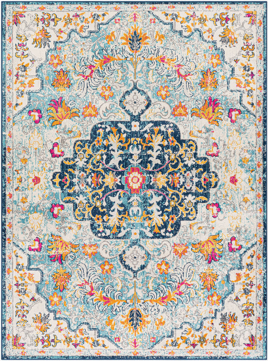 Floransa FSA-2314 5' x 7' Machine Woven Area Rug