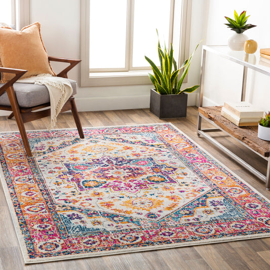 Floransa FSA-2316 6' x 9' Machine Woven Area Rug