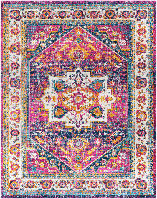 Floransa FSA-2317 6' x 9' Machine Woven Area Rug