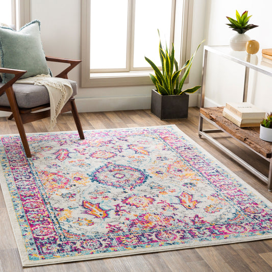 Floransa FSA-2320 9' x 12' Machine Woven Area Rug