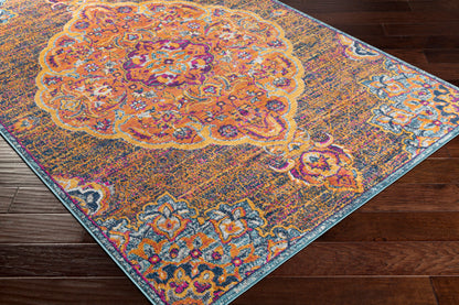 Floransa FSA-2321 5' x 7' Machine Woven Area Rug