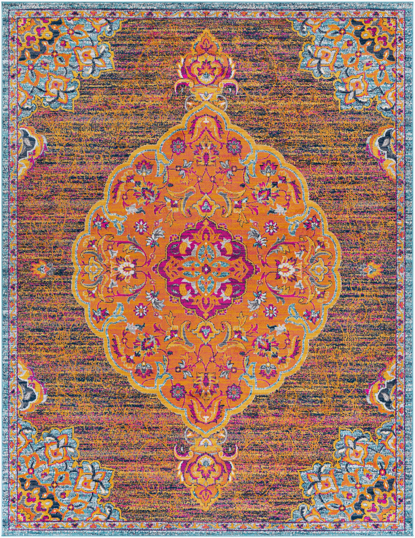 Floransa FSA-2321 8' x 10' Machine Woven Area Rug