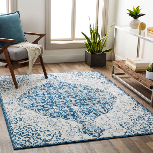 Floransa FSA-2323 5' x 7' Machine Woven Area Rug