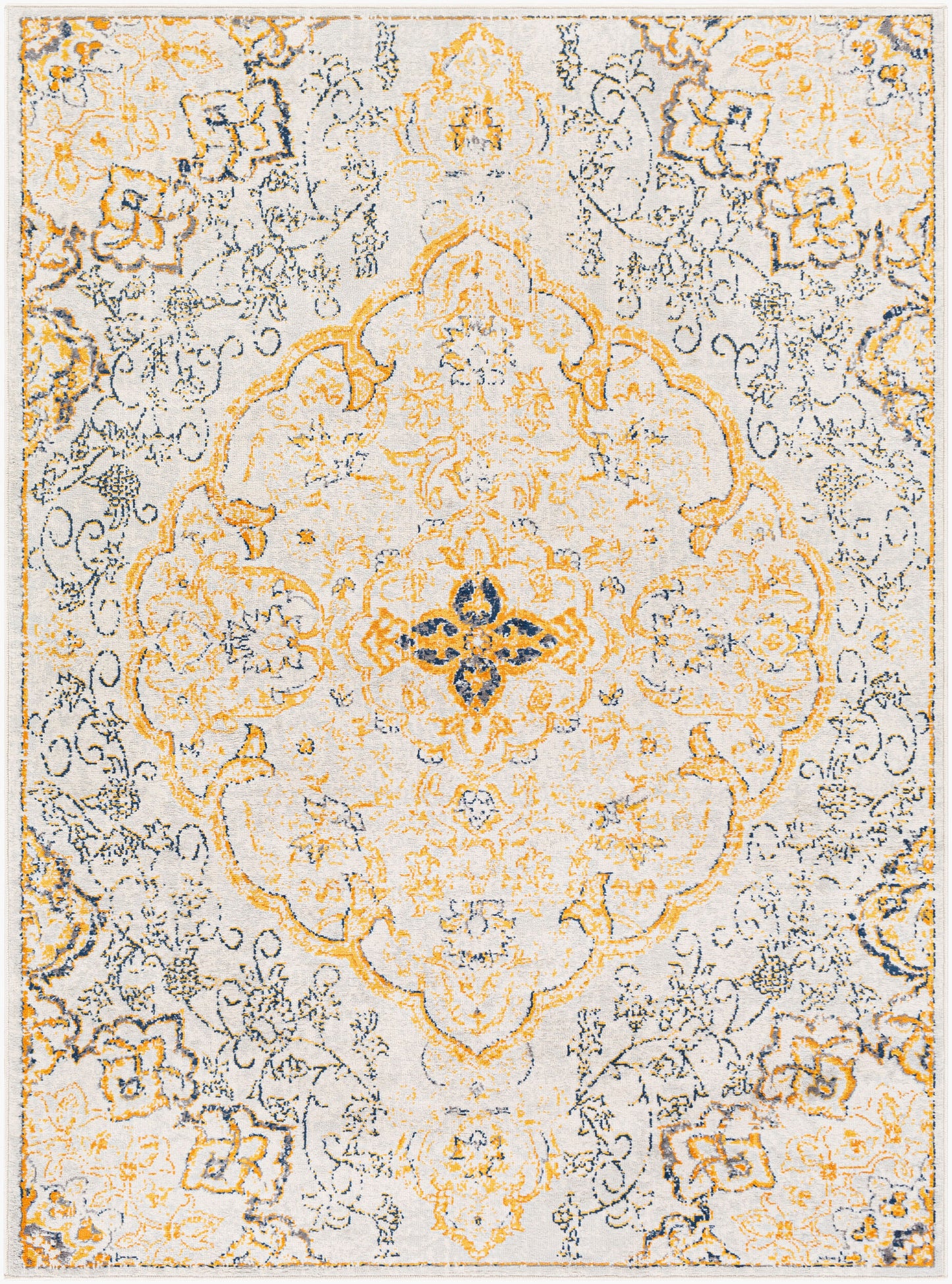 Floransa FSA-2325 9' x 12' Machine Woven Area Rug