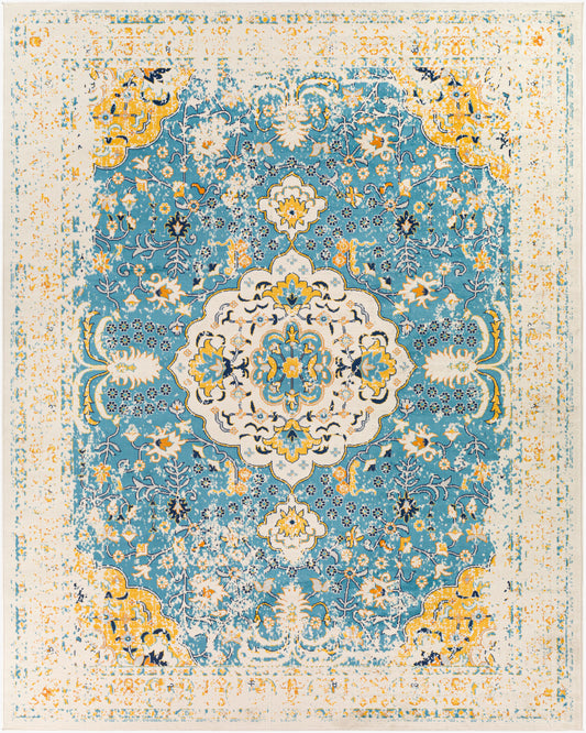 Alfombra tejida a máquina Floransa FSA-2332 de 1,52 m x 2,13 m