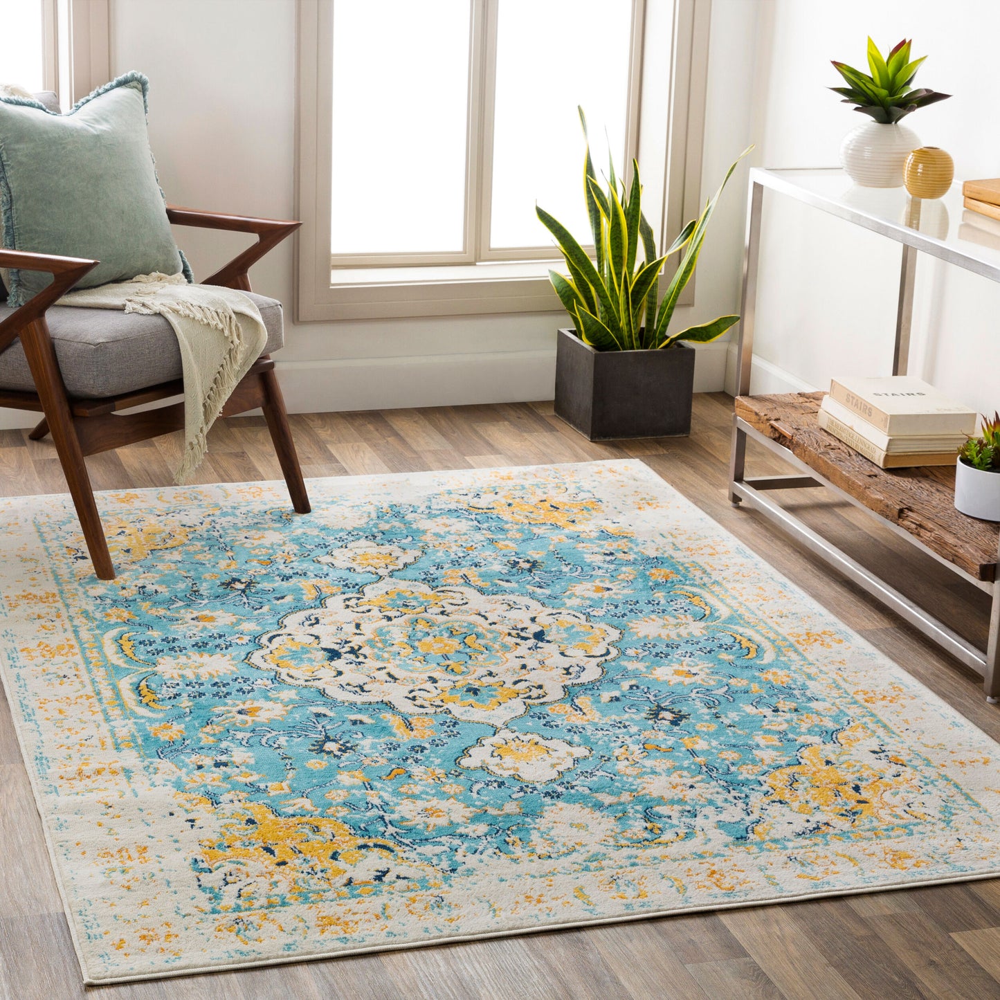Floransa FSA-2332 8' x 10' Machine Woven Area Rug