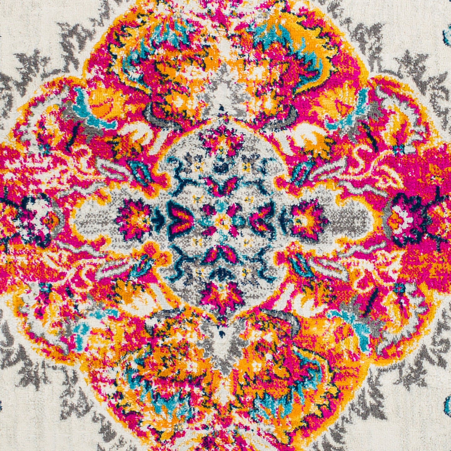 Floransa FSA-2337 6' x 9' Machine Woven Area Rug