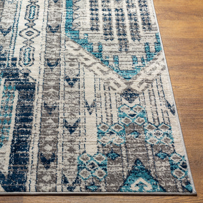 Floransa FSA-2340 5' x 7' Machine Woven Area Rug