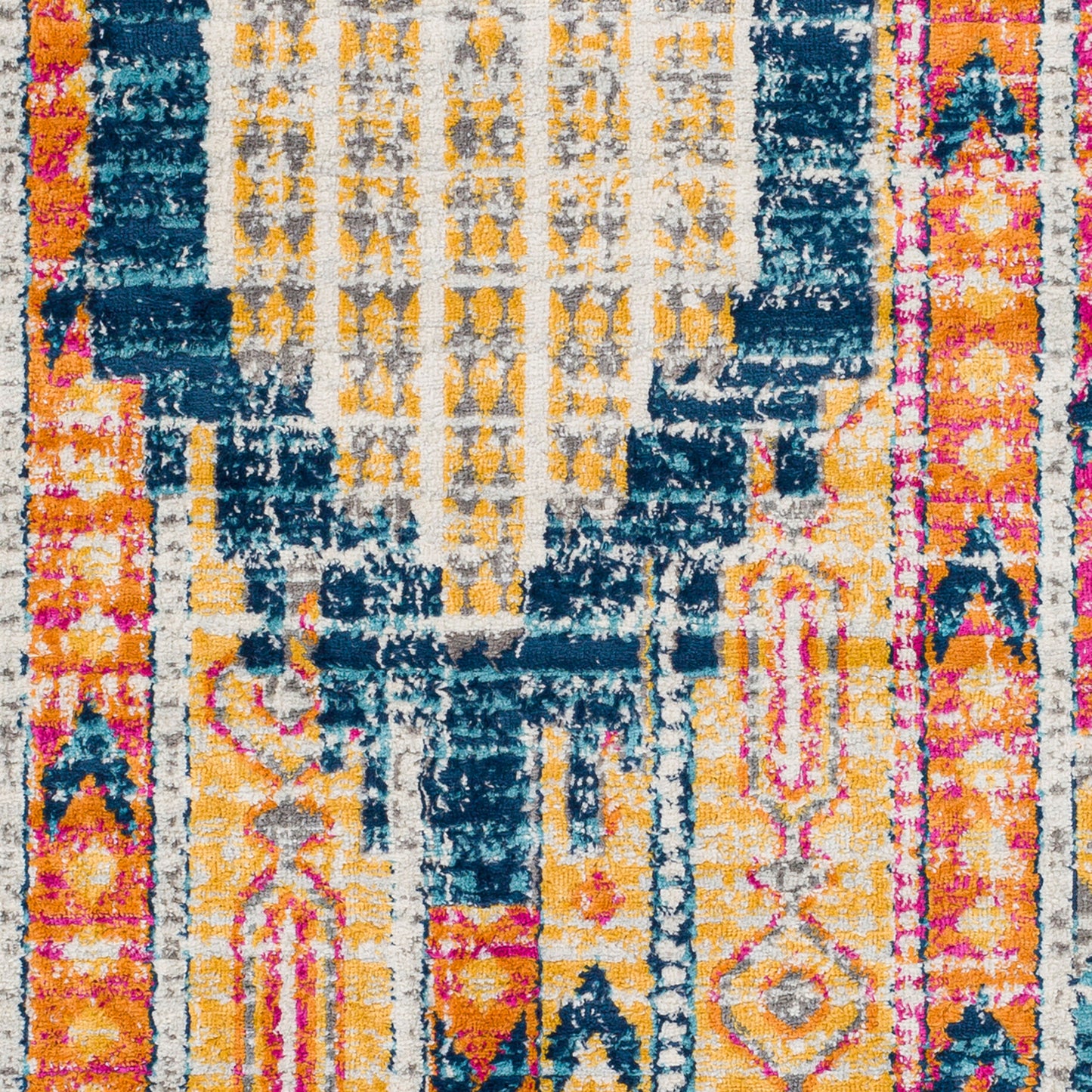Floransa FSA-2341 5' x 7' Machine Woven Area Rug