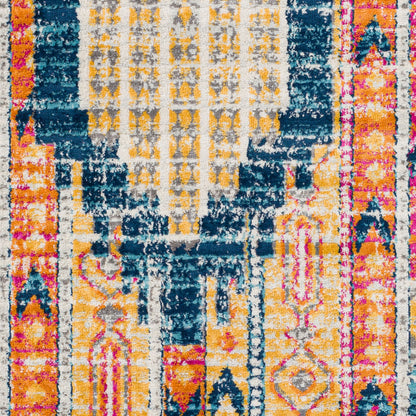 Floransa FSA-2341 5' x 7' Machine Woven Area Rug