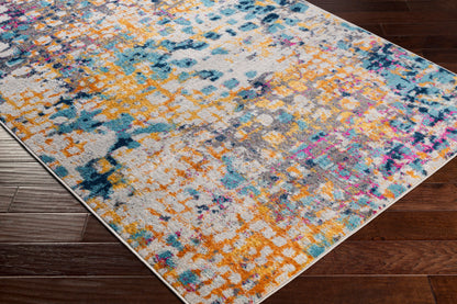 Floransa FSA-2342 5' x 7' Machine Woven Area Rug