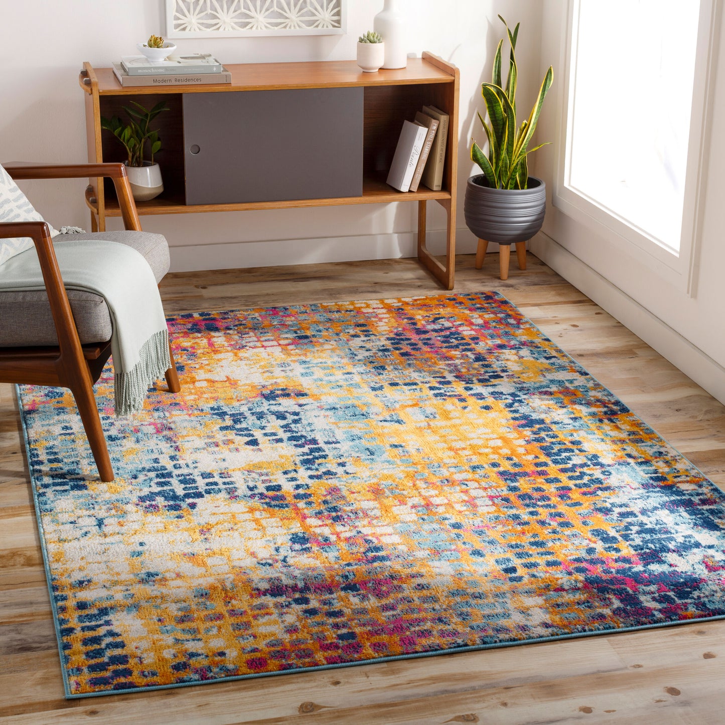 Floransa FSA-2343 8' x 10' Machine Woven Area Rug