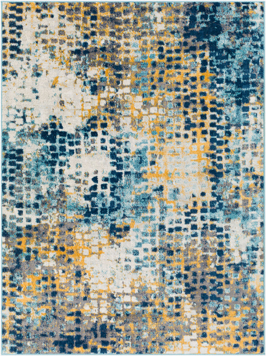Floransa FSA-2346 5' x 7' Machine Woven Area Rug