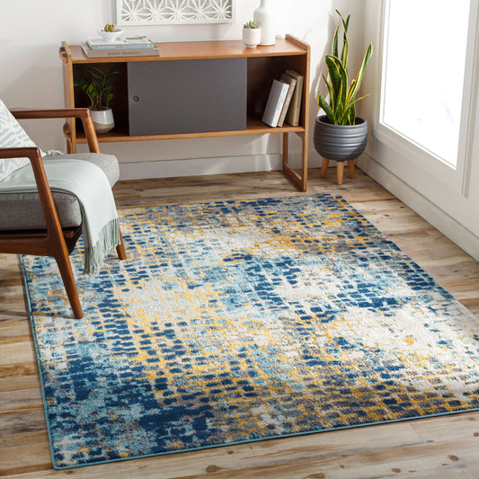 Floransa FSA-2346 5' x 7' Machine Woven Area Rug