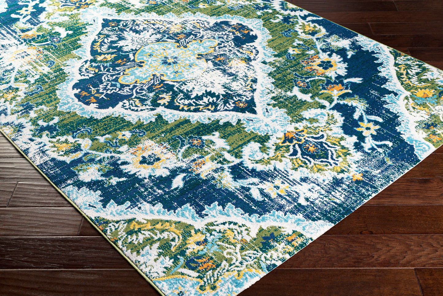 Floransa FSA-2348 5' x 7' Machine Woven Area Rug