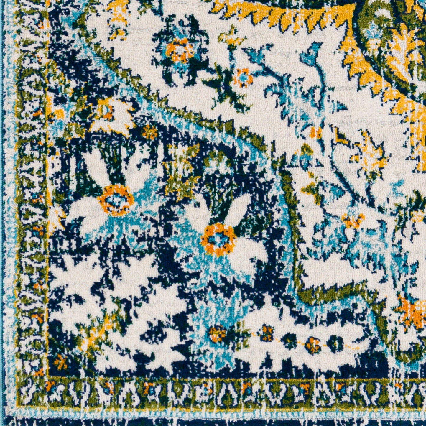 Floransa FSA-2350 5' x 7' Machine Woven Area Rug