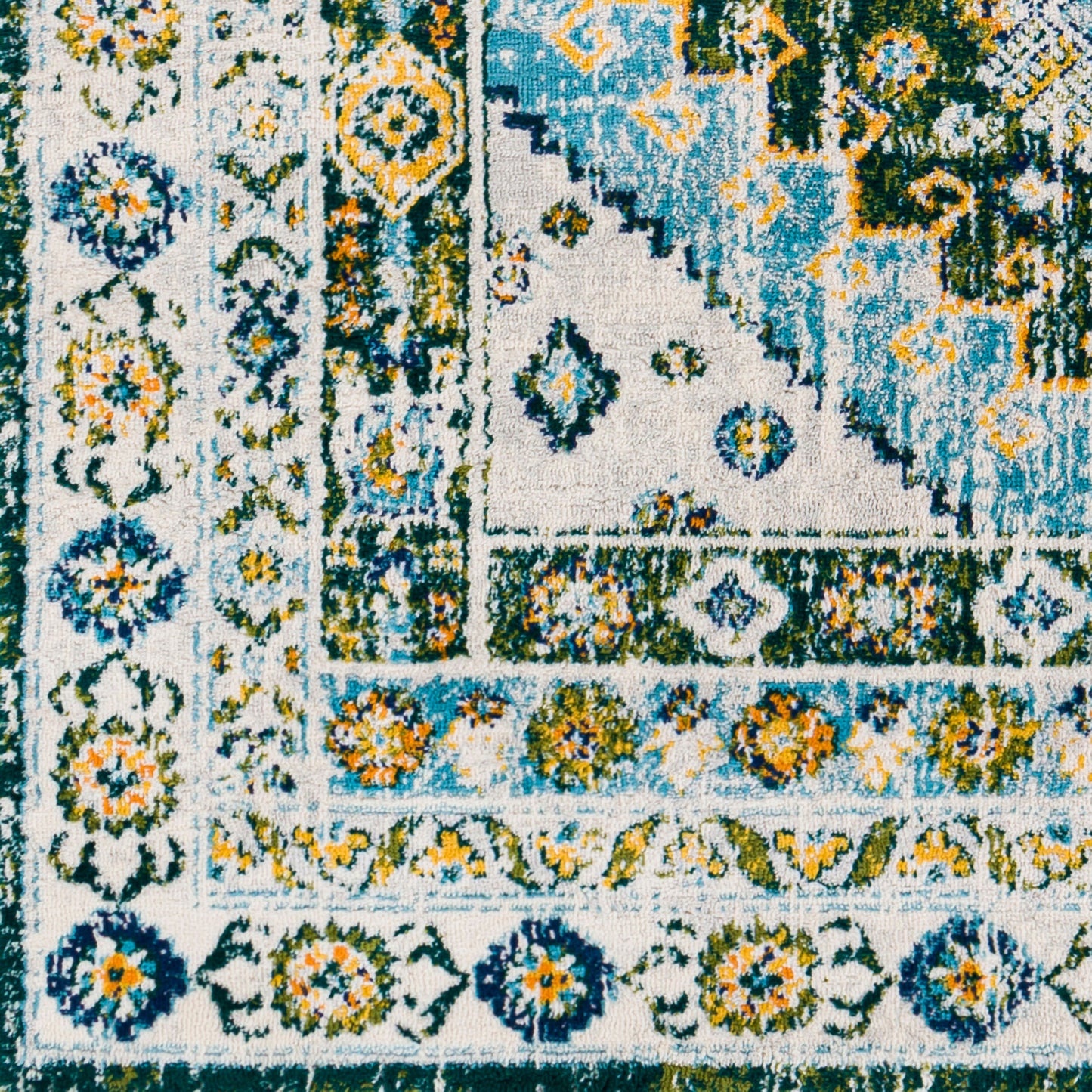 Floransa FSA-2351 6' x 9' Machine Woven Area Rug