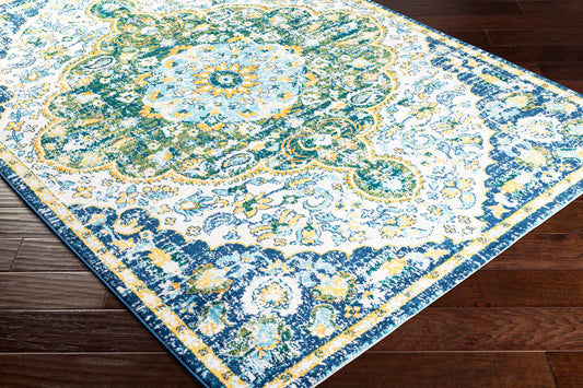 Floransa FSA-2363 6' x 9' Machine Woven Area Rug