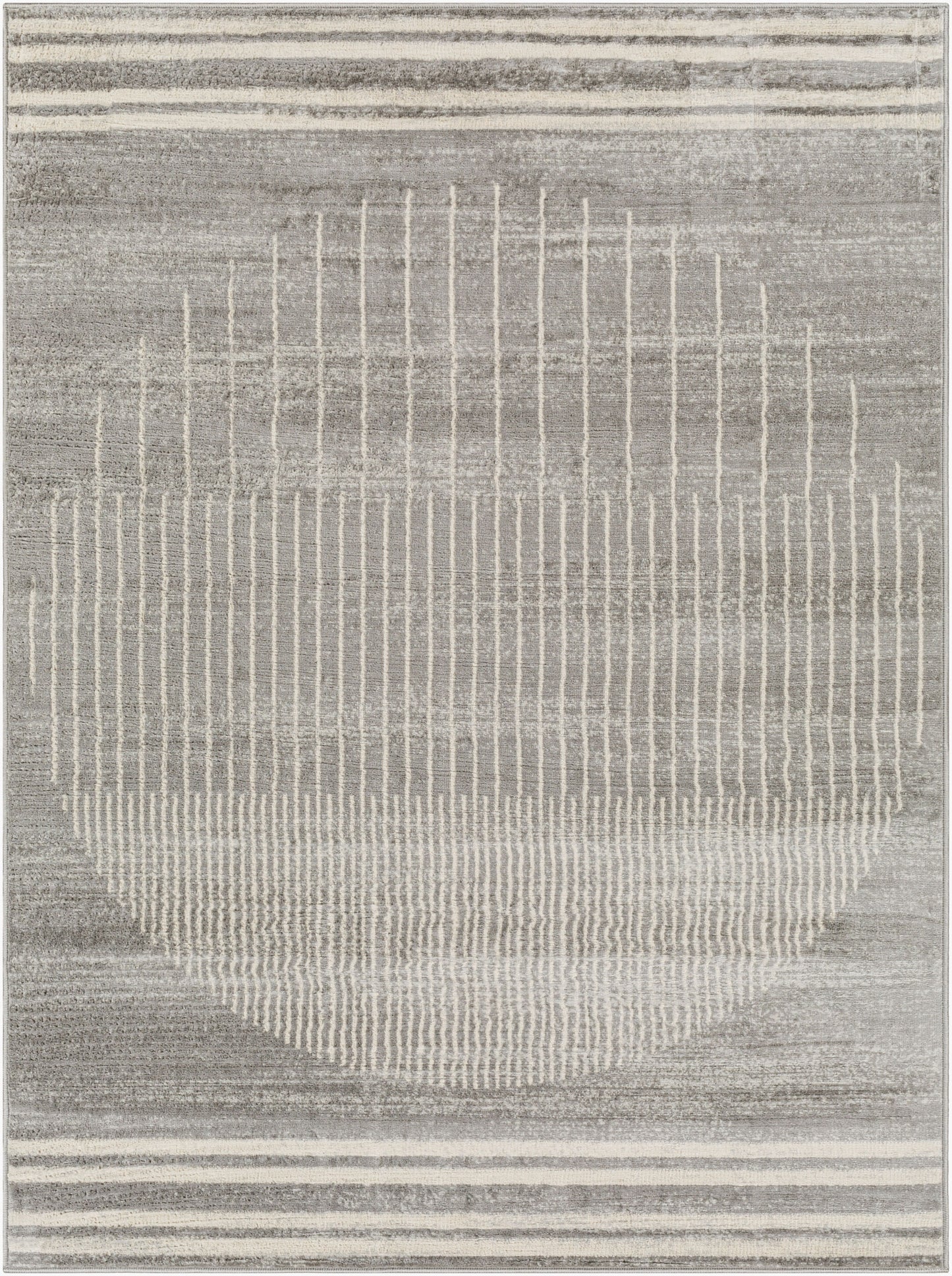 Floransa FSA-2367 8ft Square Machine Woven Area Rug
