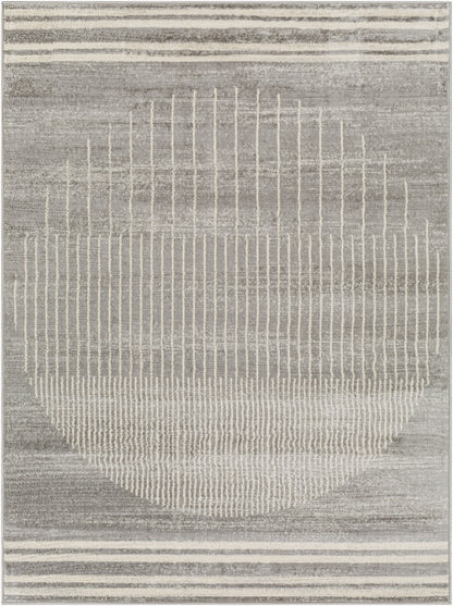 Floransa FSA-2367 6ft Square Machine Woven Area Rug