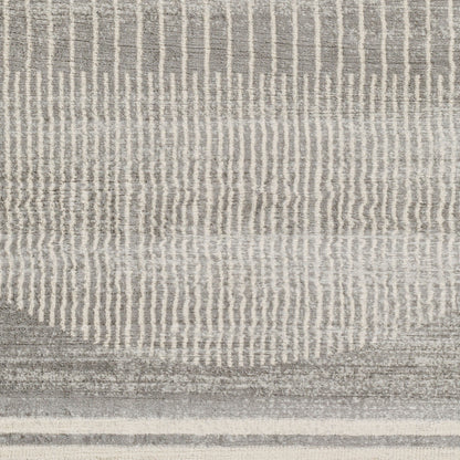 Floransa FSA-2367 6ft Square Machine Woven Area Rug