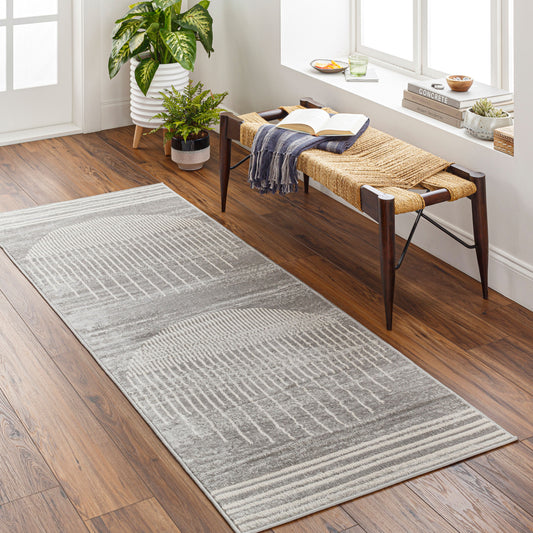 Floransa FSA-2367 7ft Runner Machine Woven Runner Rug