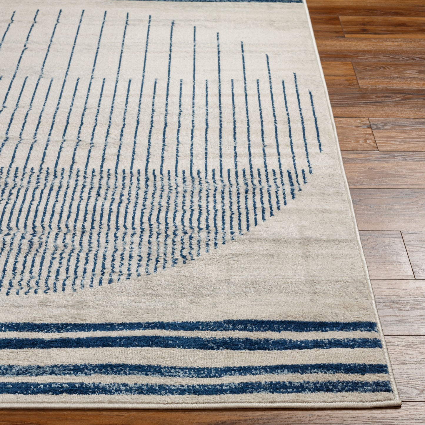 Floransa FSA-2369 6ft Square Machine Woven Area Rug