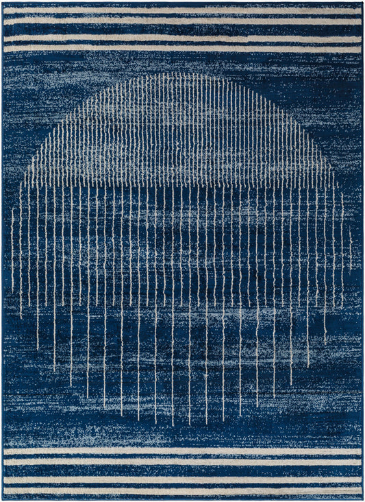 Floransa FSA-2371 8ft Square Machine Woven Area Rug