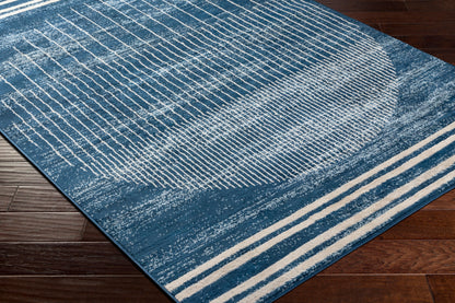 Floransa FSA-2371 8ft Round Machine Woven Area Rug
