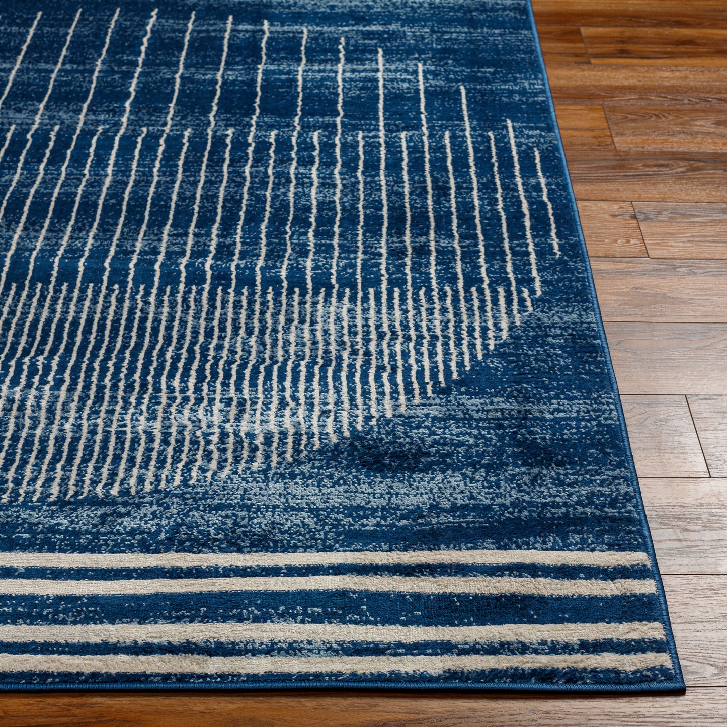 Floransa FSA-2371 6ft Square Machine Woven Area Rug