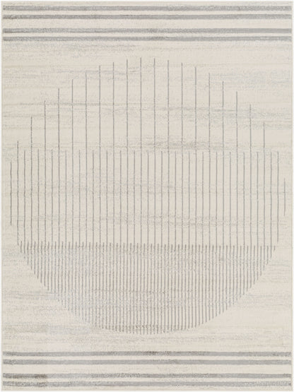 Floransa FSA-2373 8ft Square Machine Woven Area Rug