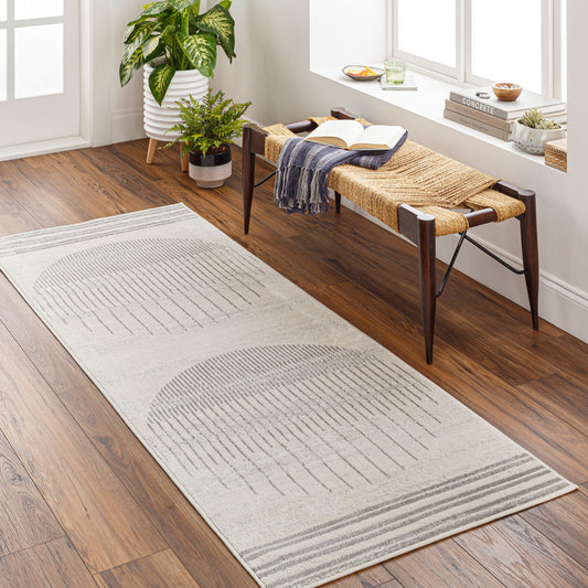 Floransa FSA-2373 7ft Runner Machine Woven Runner Rug