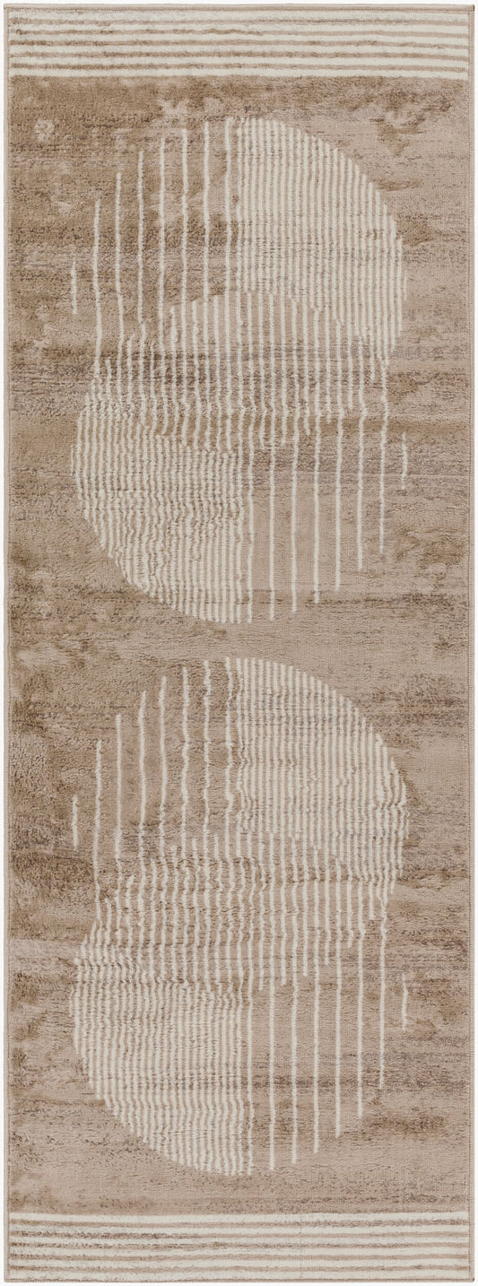 Floransa FSA-2374 10ft Runner Machine Woven Runner Rug