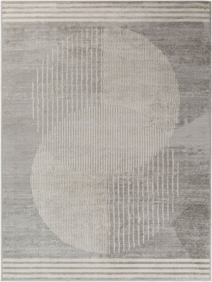 Floransa FSA-2375 8ft Square Machine Woven Area Rug